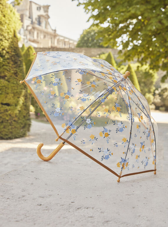 Parapluie canne transparent à imprimé fleuri GIPLUETTE / 23H4PF91PUI961