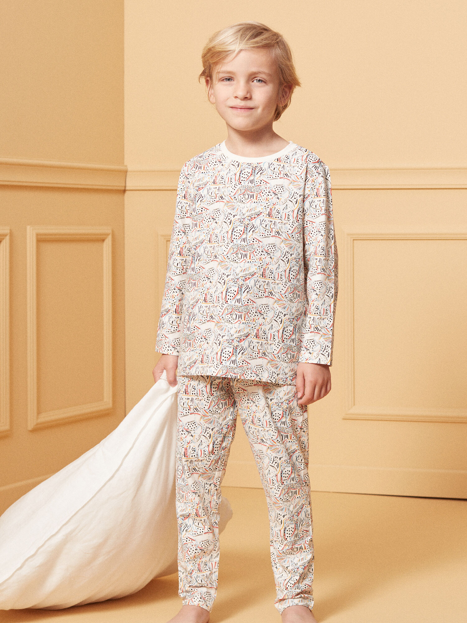 Pyjama en jersey Savane Garcon Sergent Major