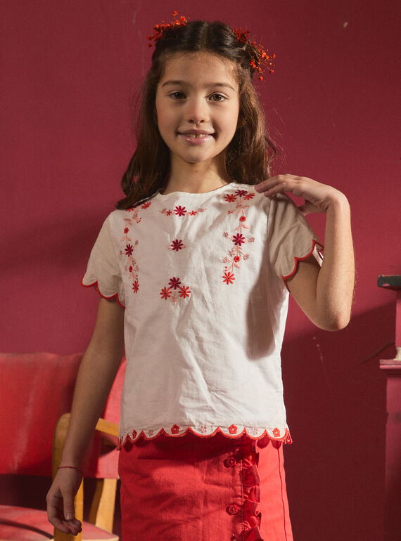Blouse brodée MOBRODETTE / 25E2PFJ2CHE001