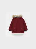 Parka bordeaux POXOAGE / 18H3PGI2PAR503