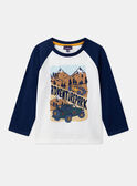 Tee Shirt Manches Longues Ecru LYRAGLAGE / 24H3PGO3TML001