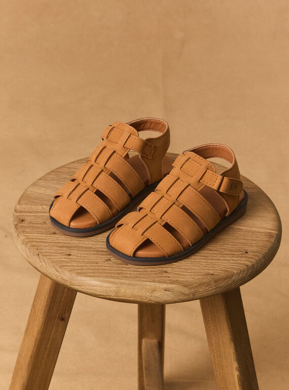 Sandales à brides en cuir MREDRAGE / 25N10PG51D0E821