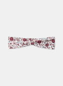 Bandeau cheveux imprimé fleuri Bébé Fille NAEMY / 25H4BFL1BAN001