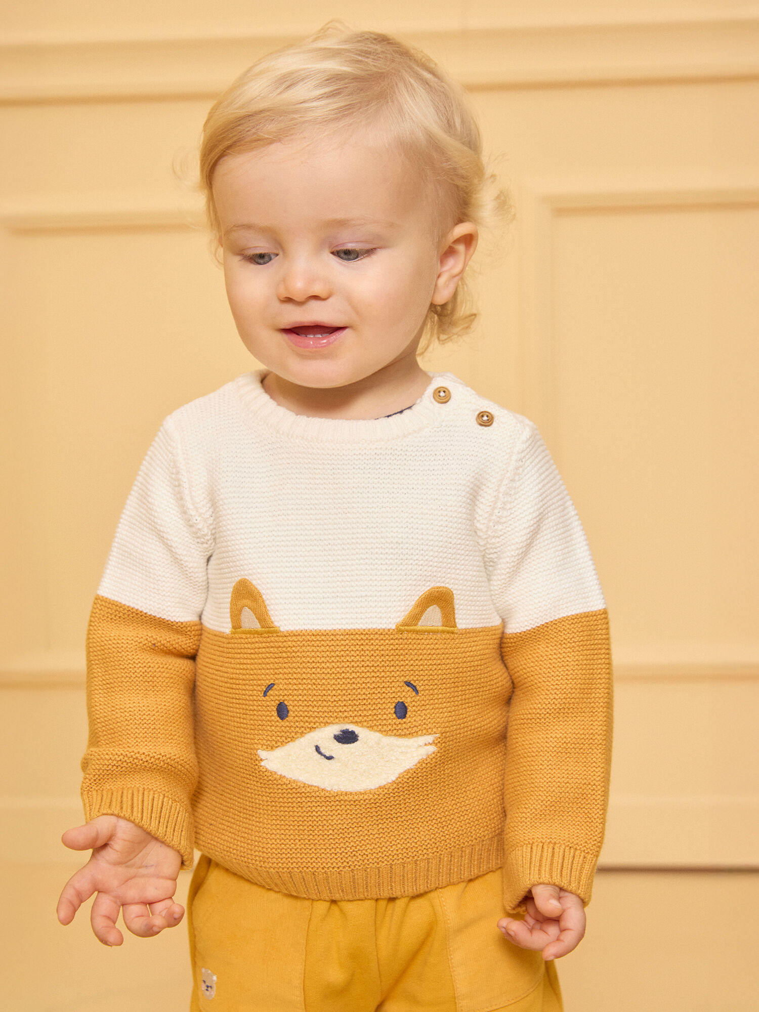 Pull jaune enfant clearance