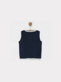 Pull sans manches bleu NAMARIO / 18E1BGT1PSM221