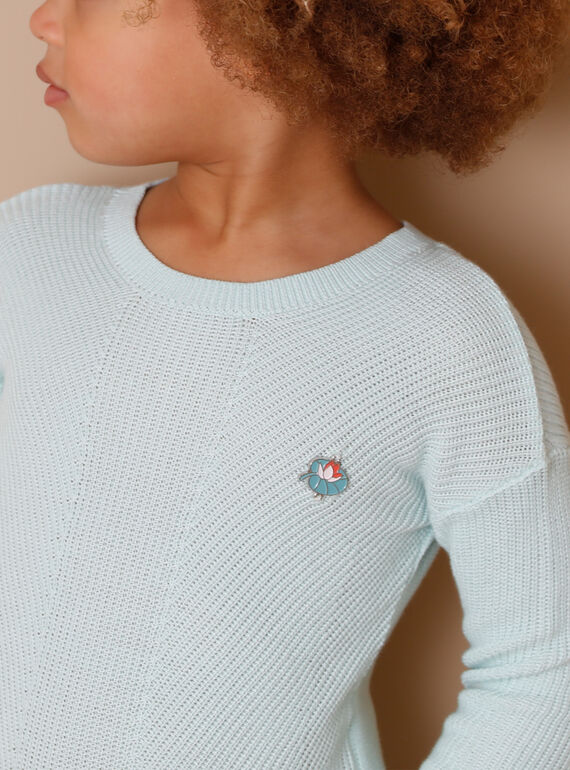 Pull vert maille perlée ZEPULETTE / 21E2PFI1PUL629