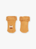 3 chaussettes beiges à animation animaux GANASH / 23H4BGI1LC3007