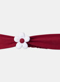 Bandeau rouge avec fleur 3D  MALOLA / 25E4BFJ1BAN001