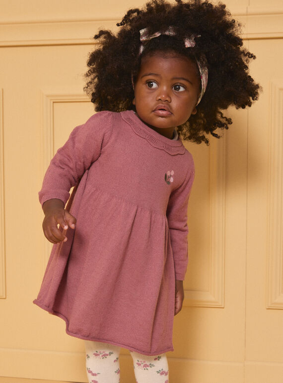 Robe tricot fantaisie LANOLWEN / 24H1BFQ2ROB709