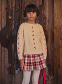 Pull en maille torsadée brodé LALOLETTE / 24H2PFR1PUL001