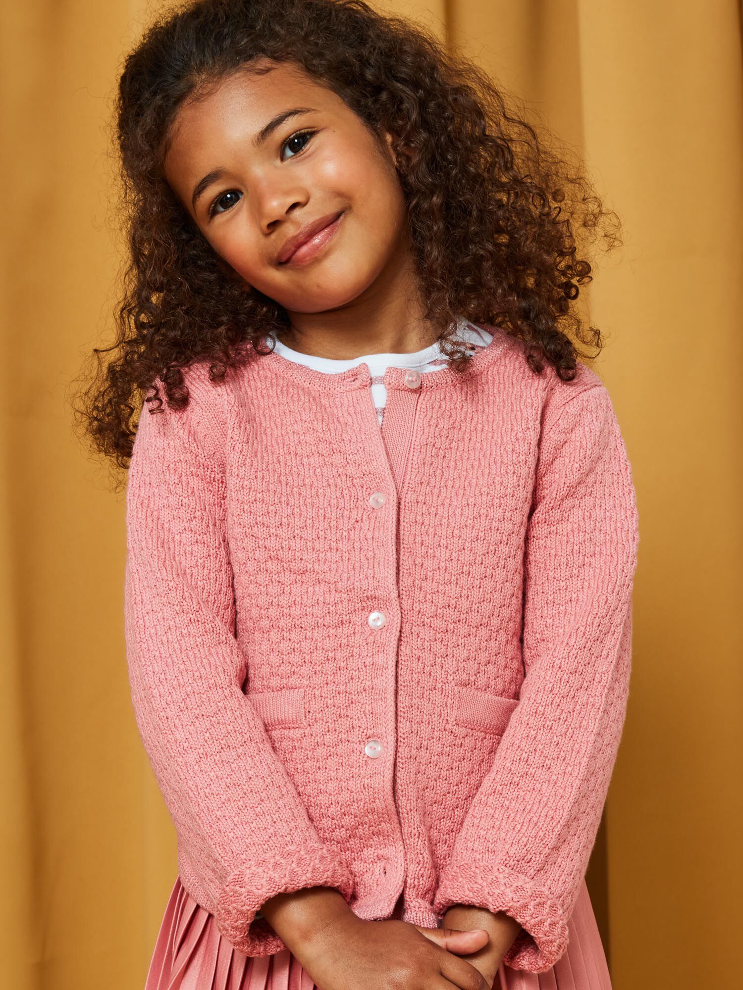 Gilet rose fille clearance