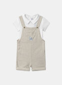 Ensemble body tshirt et salopette courte MAENRICK / 25E1BGL1ENSA016