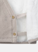 Veste à capuche en tricot NOFEL / 25H0CM21VESI814