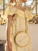 Sac doré pailleté à fleurs FYHOETTE / 23E4PFG1BESD308