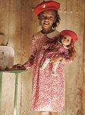 Ensemble pour poupée "Mon Adorable Poupée" robe, collant et béret SMAFA0049TH4 / 23J7GF32HPO099