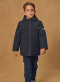 Parka 3 en 1 bleu foncé Garçon NINCARAGE / 25H3PGE2PARC214