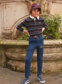 Jeans Bleu marine LUTOUAGE / 24H3PGM1JEA070