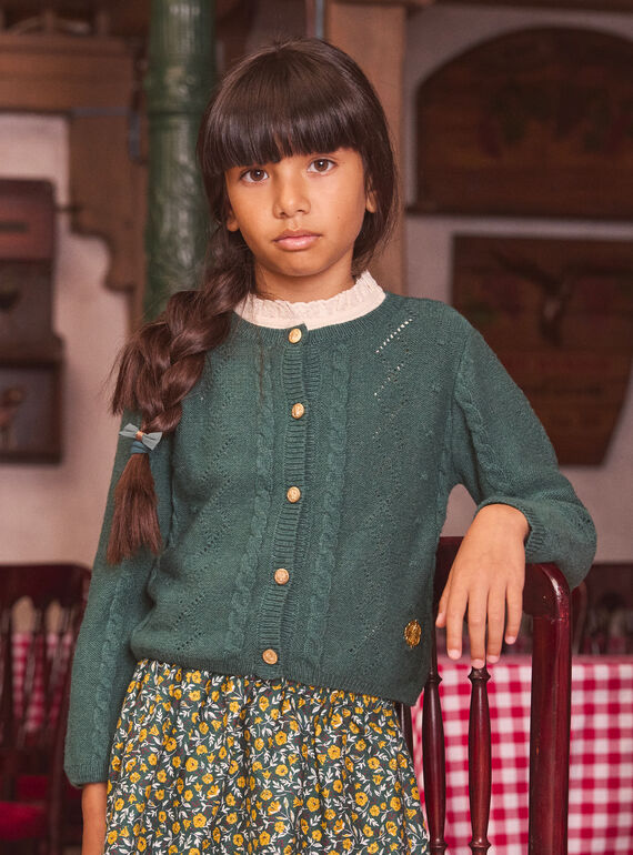 Cardigan Vert LYCARETTE / 24H2PFO1CARG618