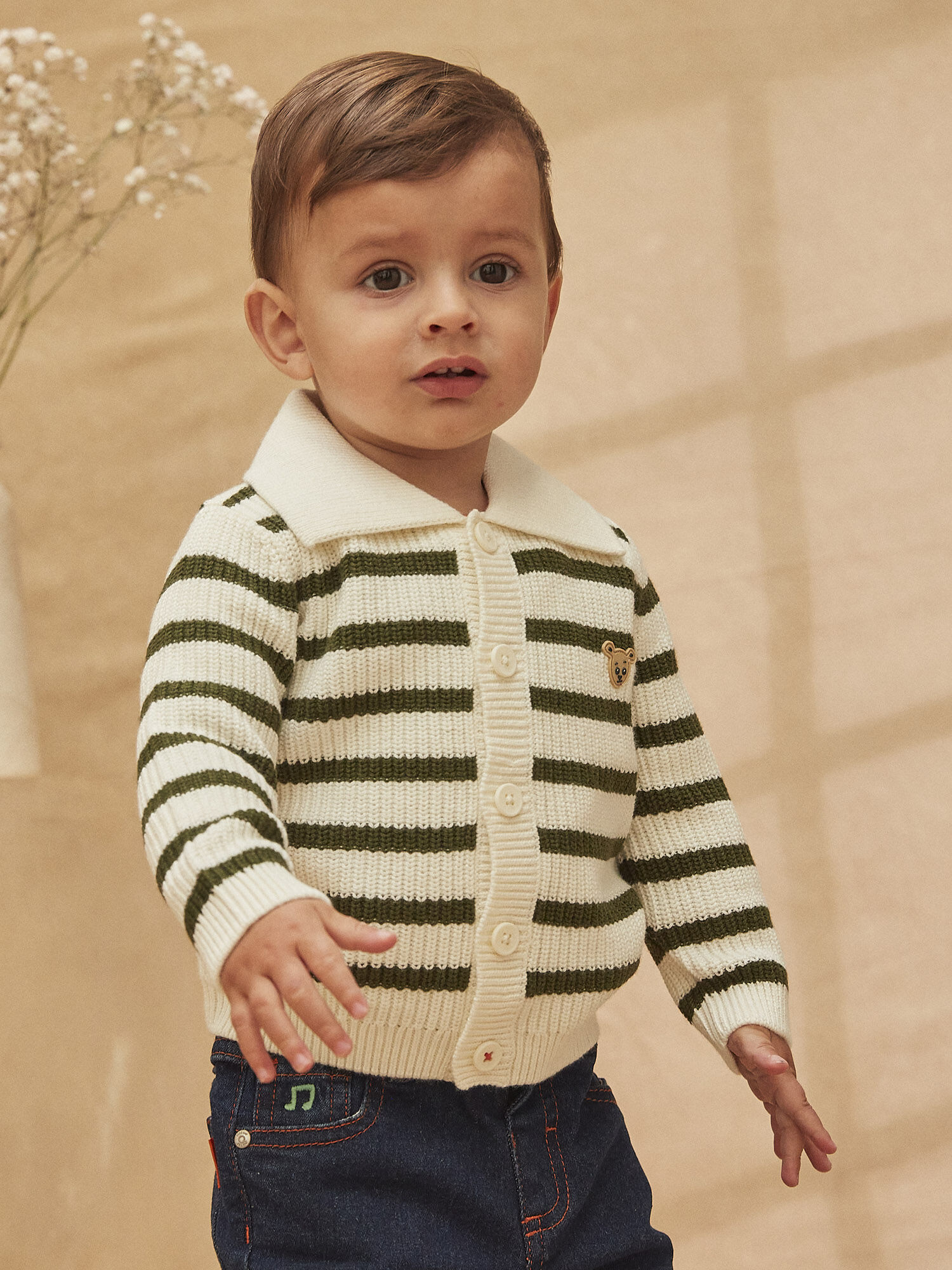 Gilet marini re en tricot Gar on Sergent Major