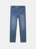 Jean slim bleu Fille NOSLIMETTE / 25H2PFP1JEAP269