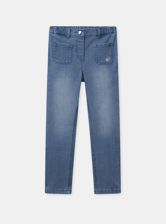 Jean slim bleu Fille NOSLIMETTE / 25H2PFP1JEAP269