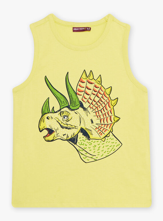 Débardeur bleu motifs requins enfant garçon CYDEBAGE4 / 22E3PGT2DEB108