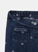Jean wide leg à fleurs MEJEANETTE / 25E2PF81JEAK005