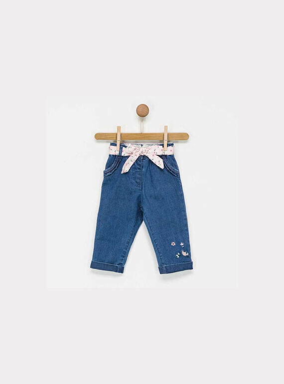 Jeans bleu jean NABARBARA / 18E1BF51JEA704