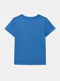  T-shirt bleu dino KLAGAGE / 24E3PGN2TMC701