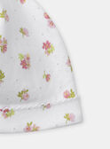 Ensemble de naissance en maille ajourée haut + pantalon + bonnet MORANE / 25E0NF15ENS000