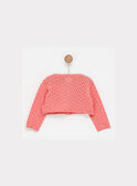 Cardigan rose NAIZIA / 18E1BFG1CARD309