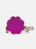 Sac fleur rose fuschia pailletés à bandoulière Fille NABAGUETTE / 25H4PFJ1BES304