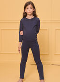 Lot de 2 leggings  jaune et marine LITABLETTE 2 / 24H2PFB2LG070