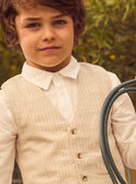 Gilet de costume beige MREGILAGE 2 / 25E3PGL1GSMA016