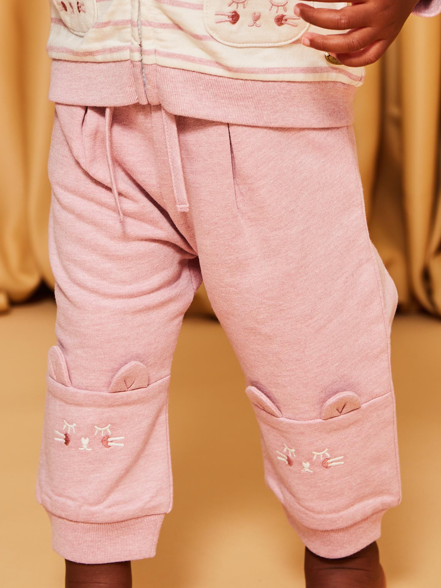 Pantalon de jogging rose