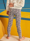 Legging marine fleuri LAELEGETTE / 24H2PFP1LGS070