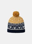 Bonnet jacquard tricolore LISTANAGE / 24H4PG72BONB106