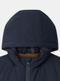 Parka 3 en 1 bleu foncé Garçon NINCARAGE / 25H3PGE2PARC214
