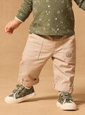 Pantalon en twill retroussable MAGERARD / 25E1BG91PAN007