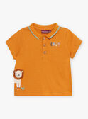 Polo en jersey jaune bébé garçon CAKOBE / 22E1BG91POLB114