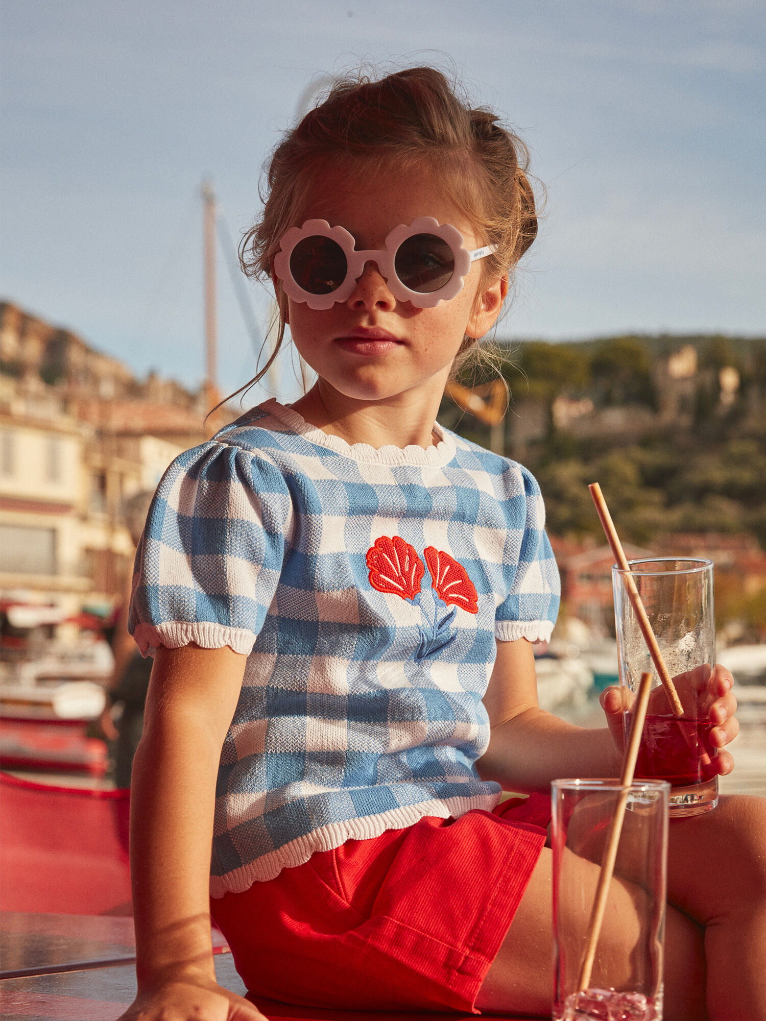 Sergent major pull store fille