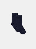 Lot de 3 chaussettes à rayures, imprimés ou uni Bébé Fille NAGERTRUDE / 25H4BFP1LC3001