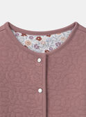 Cardigan réversible fleuri ou uni MAVETTE / 25E2PF71CAR511