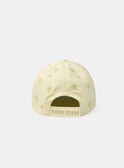 Casquette jaune brodée palmiers  MLACAPAGE / 25E4PGK1CHA104
