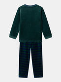 Pyjama Noel vert sapin LAPONAGE / 24H5PGF2PYJG614