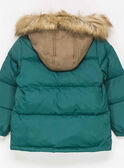 Parka bleu canard PADONAGE / 18H3PGG1PAR209
