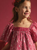 Blouse à smock fleurie manches ballons MODOLETTE / 25E2PFJ1CHEF506