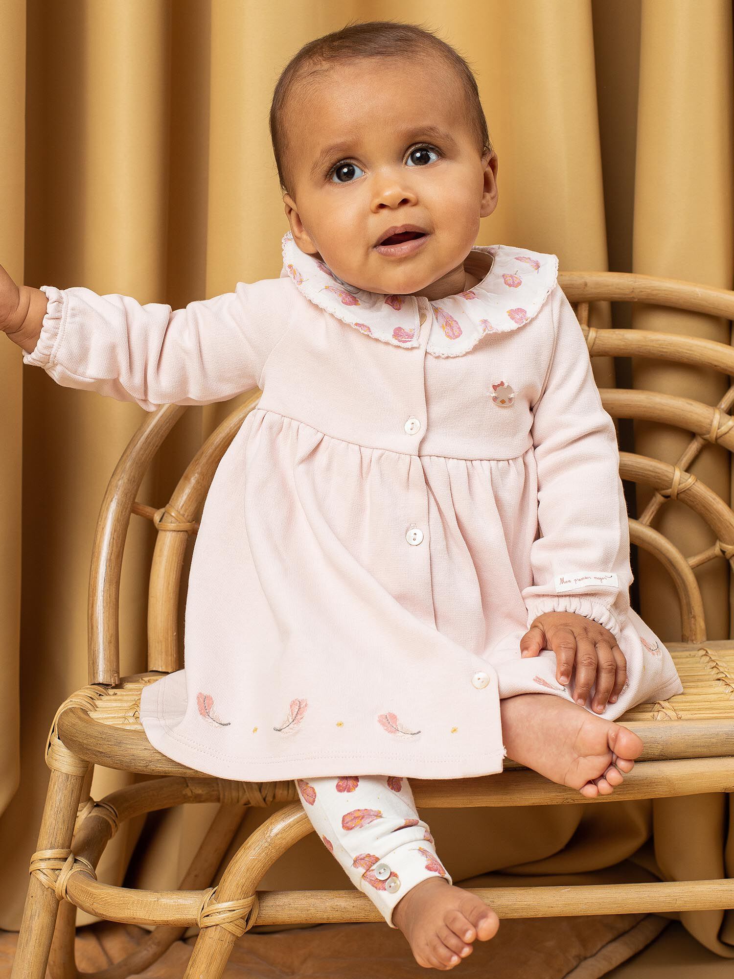 Ensemble sergent top major fille