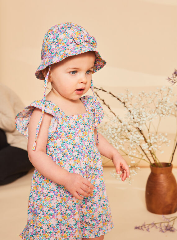 Chapeau écru à imprimé fleuri FASOLINE / 23E4BFS1CHA001