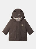 Parka 3 en 1 marron Bébé Garçon NINATHAN / 25H1BGE1PAR816